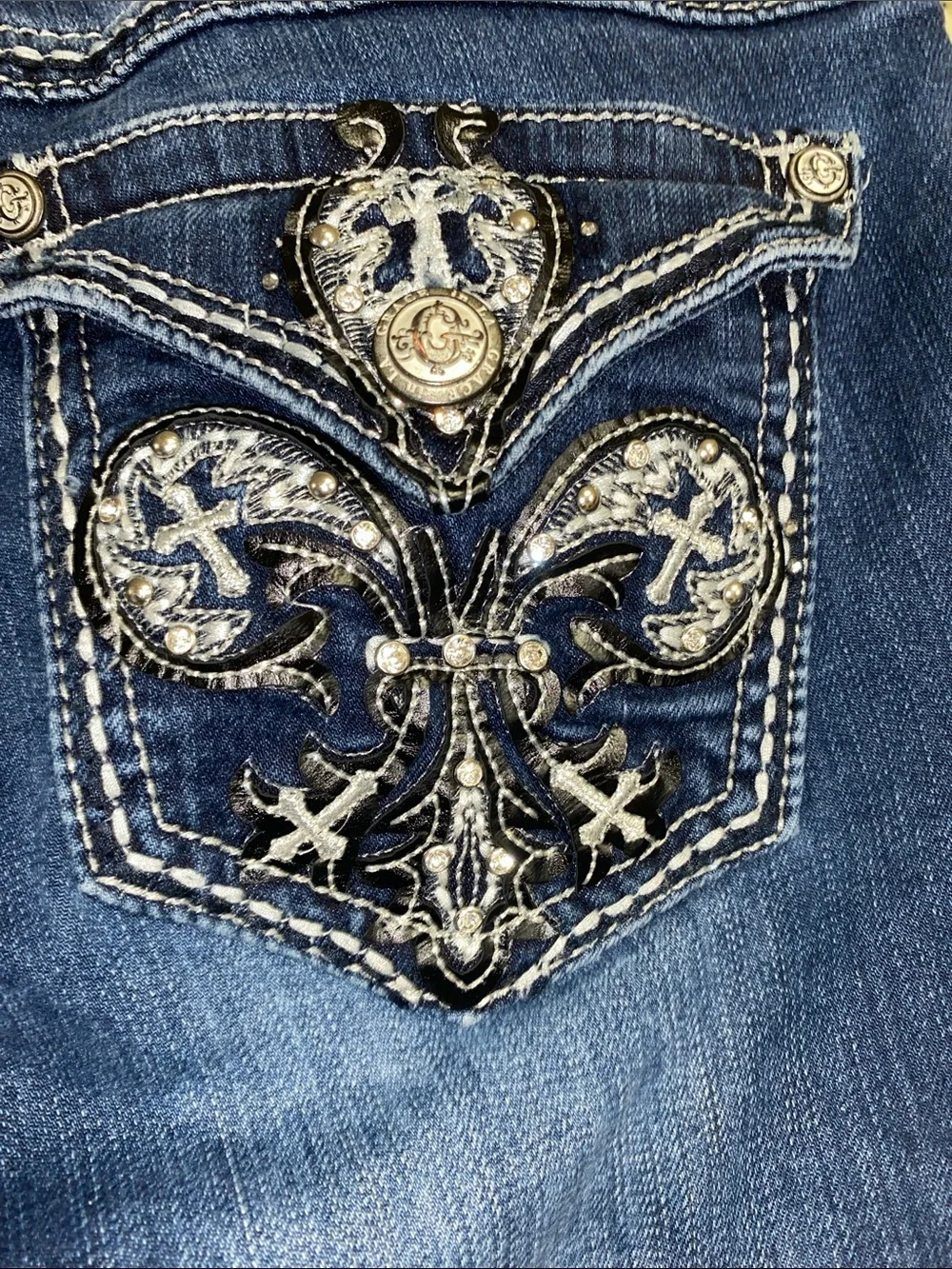 Grace in LA • Women's • Medium-Dark Blue • Bootcut • Stretch Jeans • Sz 30
